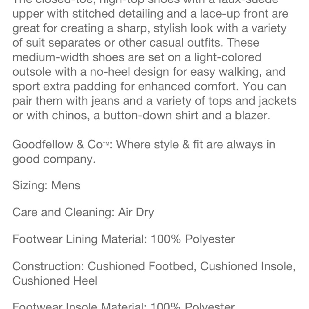 Goodfellow & co  boot gray new - Picture 5 of 7